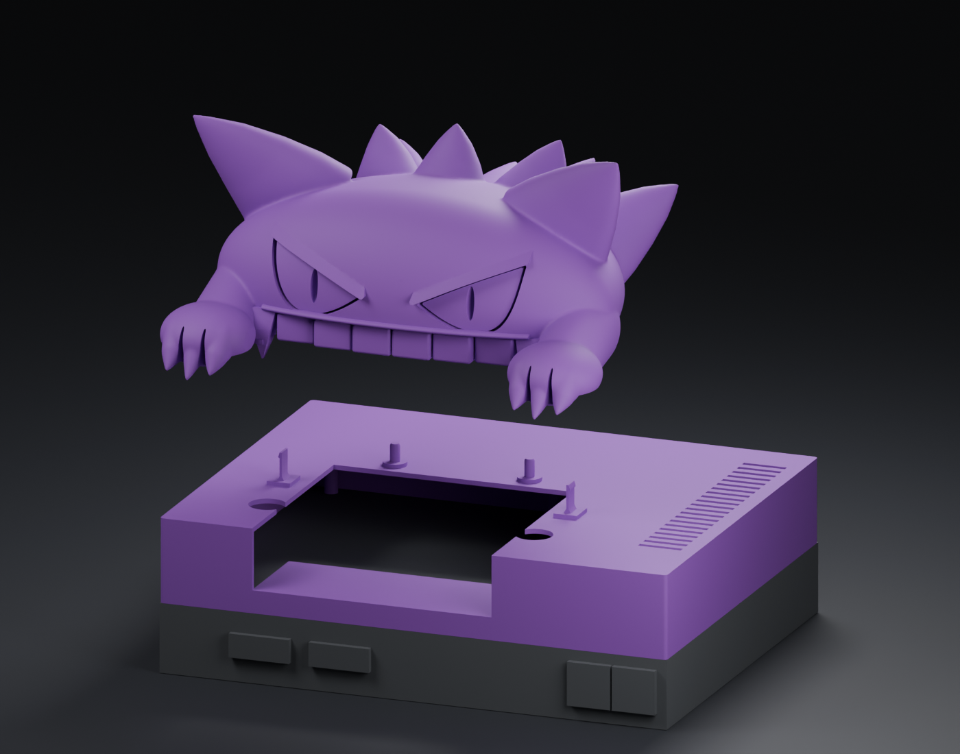 Exploded view of the NES prototype